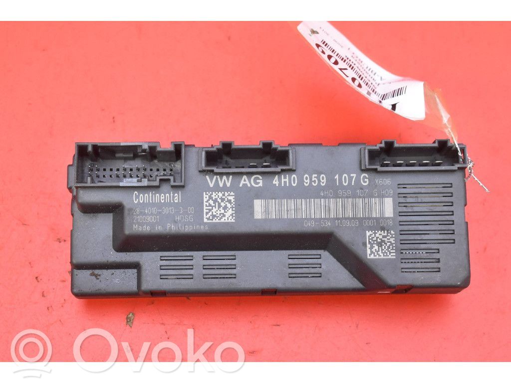 Unidad de control/módulo ECU del motor   4H0959107G,4H0959107G