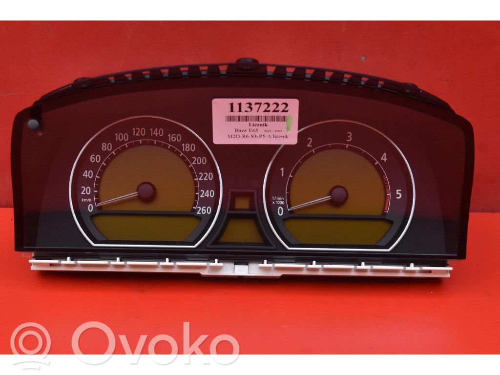 BMW 7 E65 E66 Geschwindigkeitsmesser Cockpit