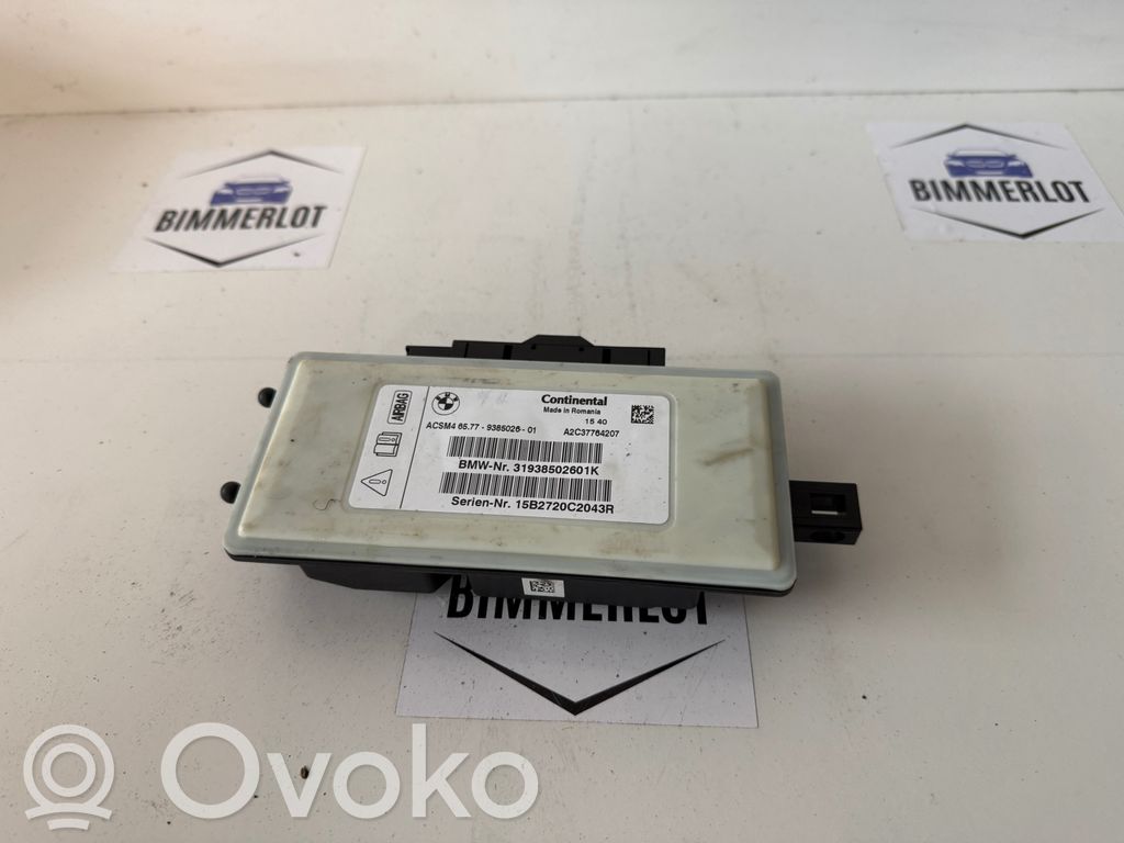 BMW X3 F25 Sterownik / Moduł Airbag 