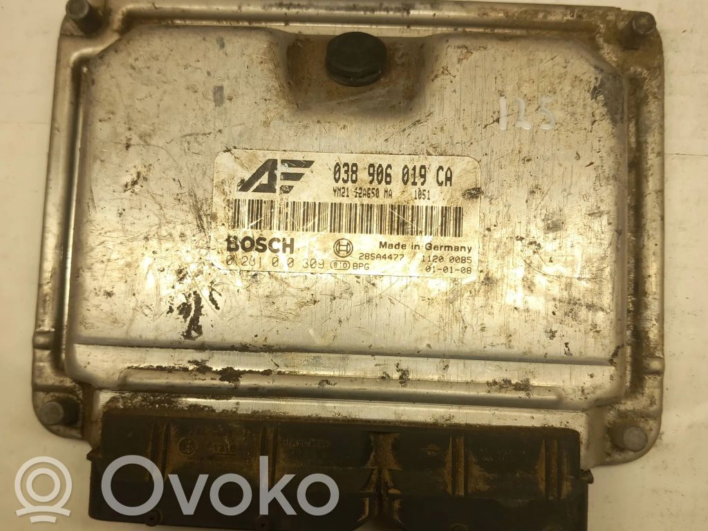 Engine control unit/module   038906019CA,0281010309