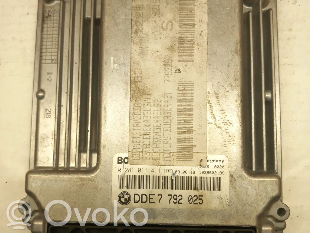 Engine control unit/module   7792025,0281011411