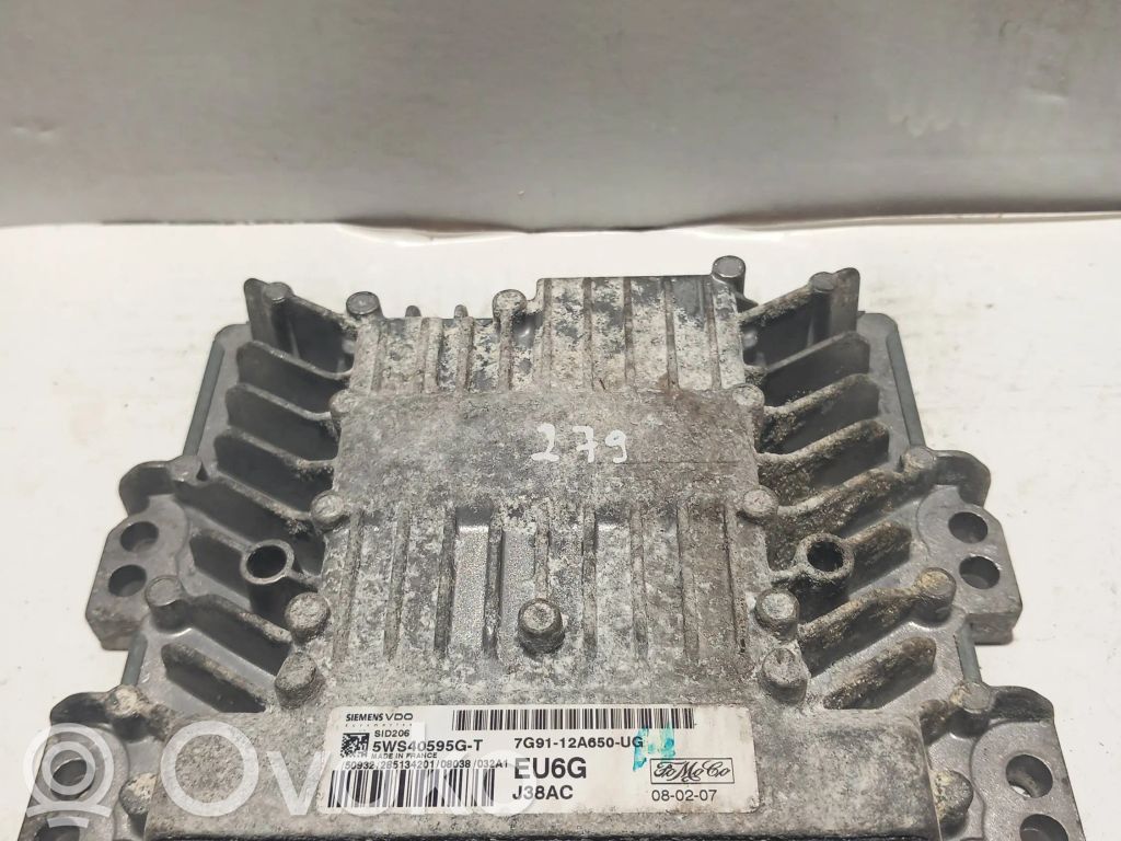 Engine control unit/module   7G9112A650UG,5WS40595GT