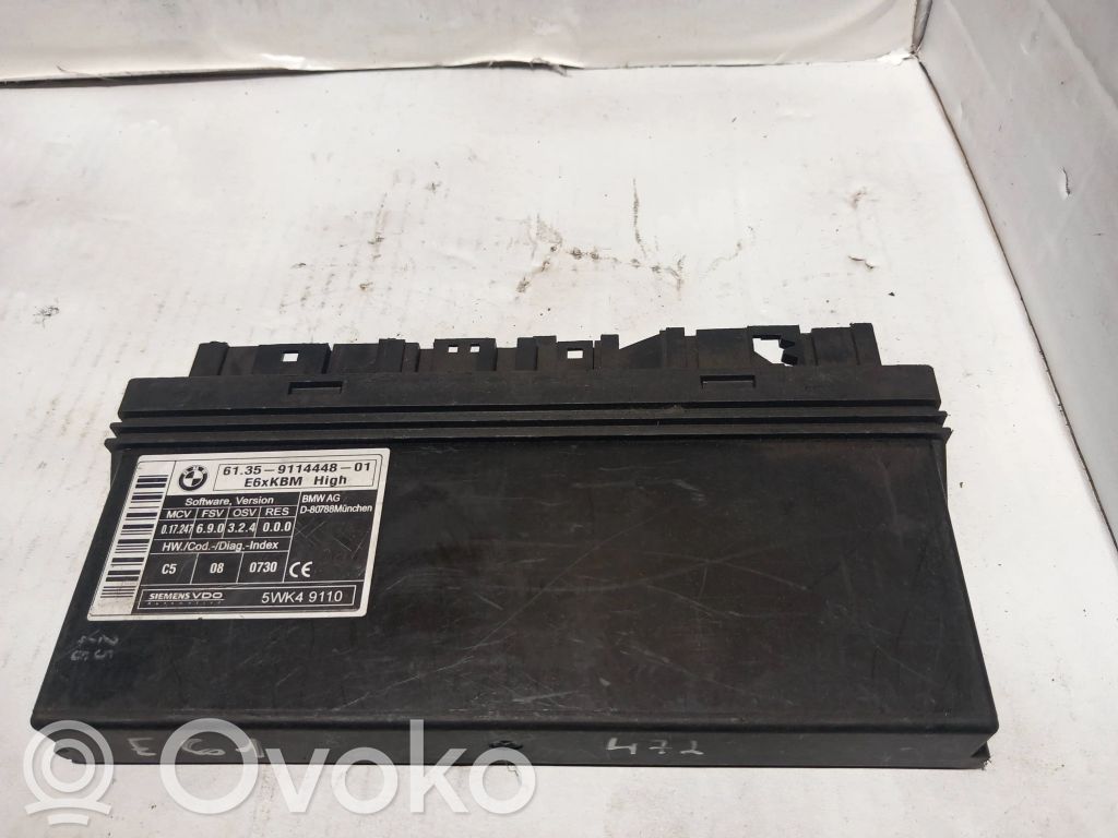 BMW 5 E60 E61 Módulo de confort/conveniencia 