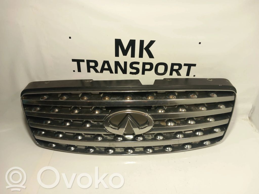 Infiniti FX Etupuskurin ylempi jäähdytinsäleikkö 