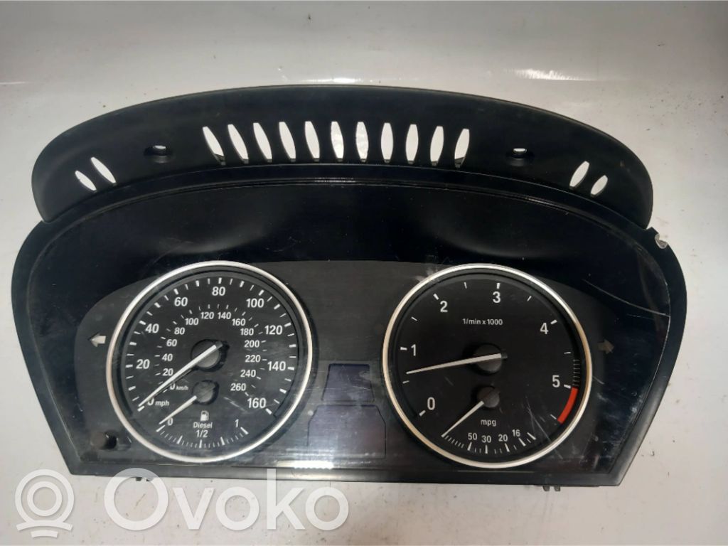 BMW 5 E60 E61 Speedometer (instrument cluster) 