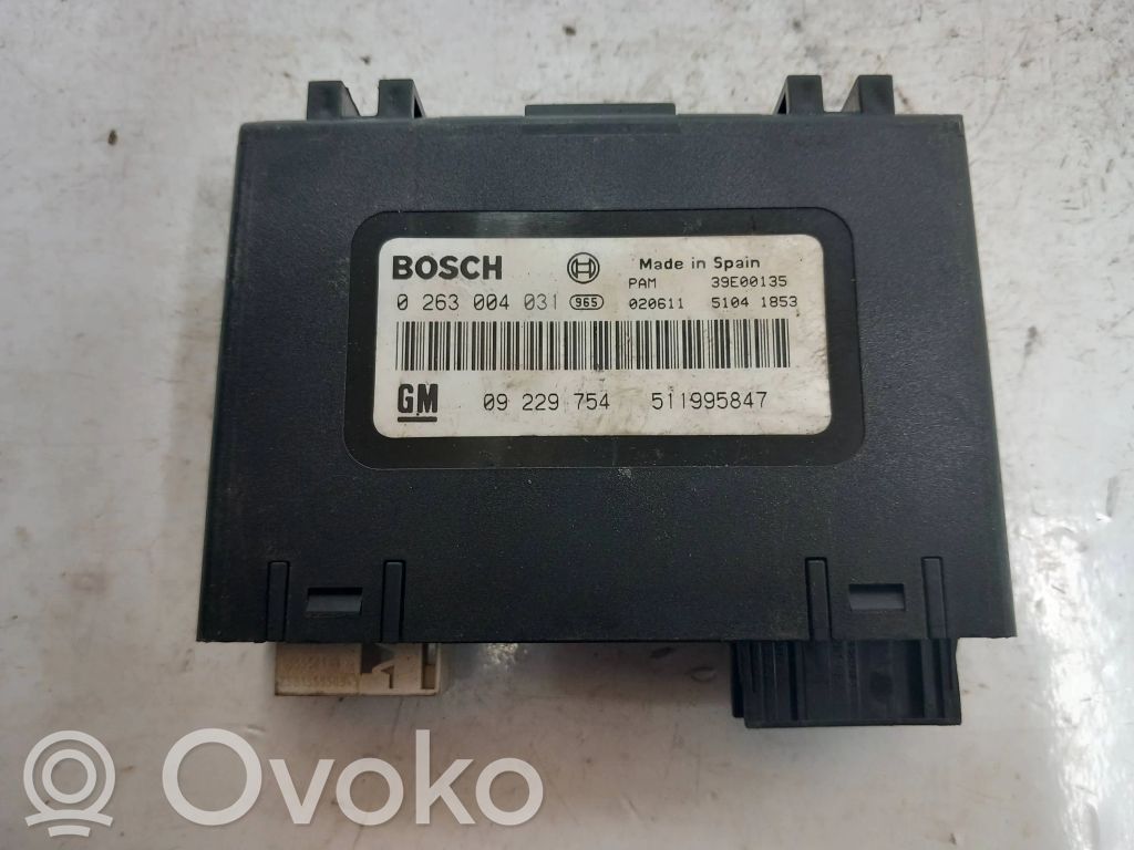 Opel Vectra C Unité de commande, module PDC aide au stationnement 