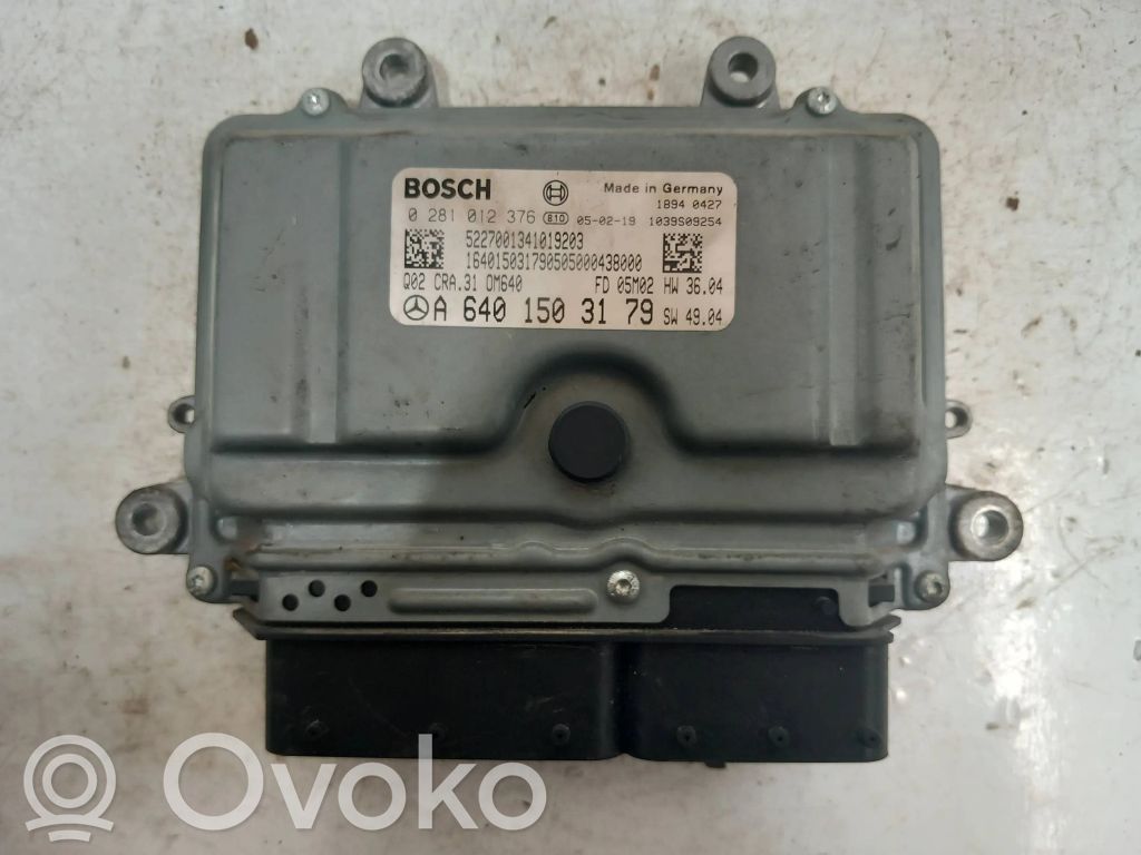 Mercedes-Benz A W169 Engine control unit/module 