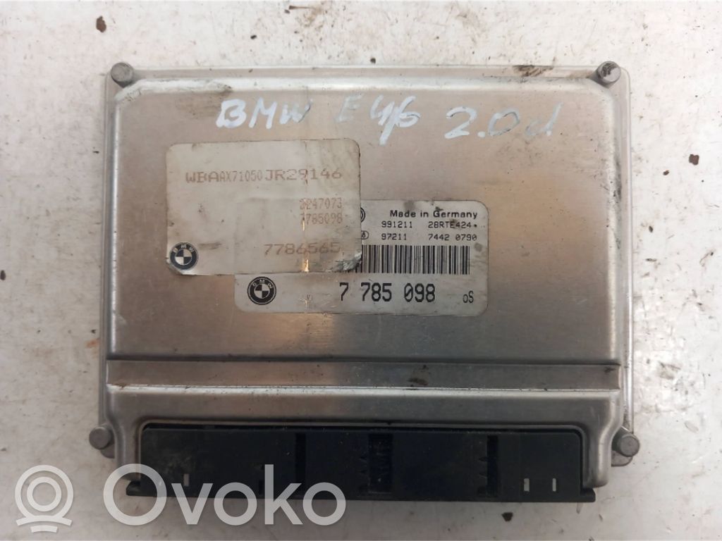 BMW 3 E46 Engine control unit/module 