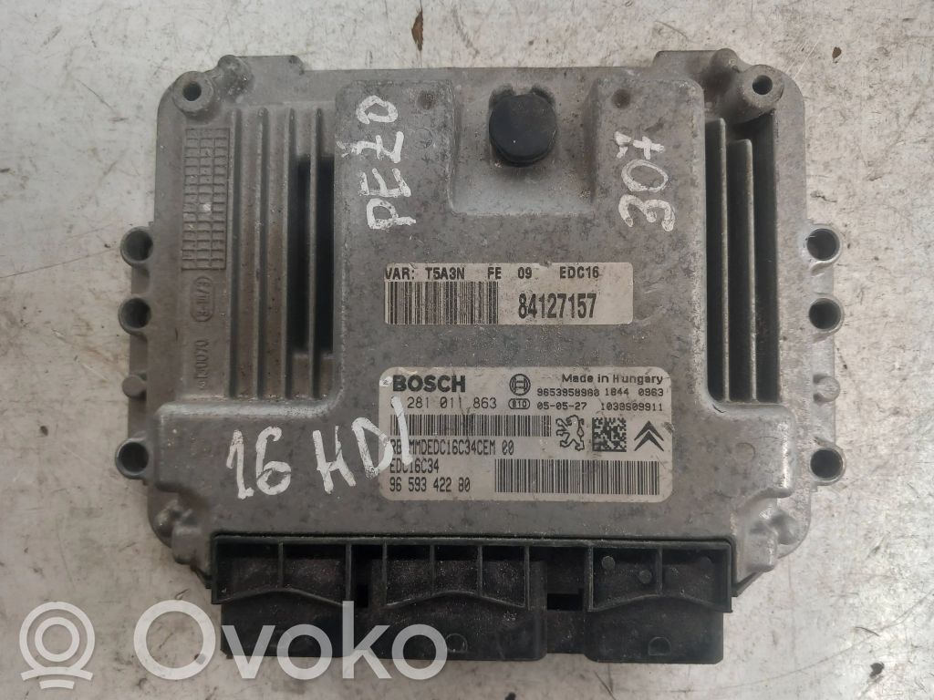 Peugeot 307 Engine control unit/module 