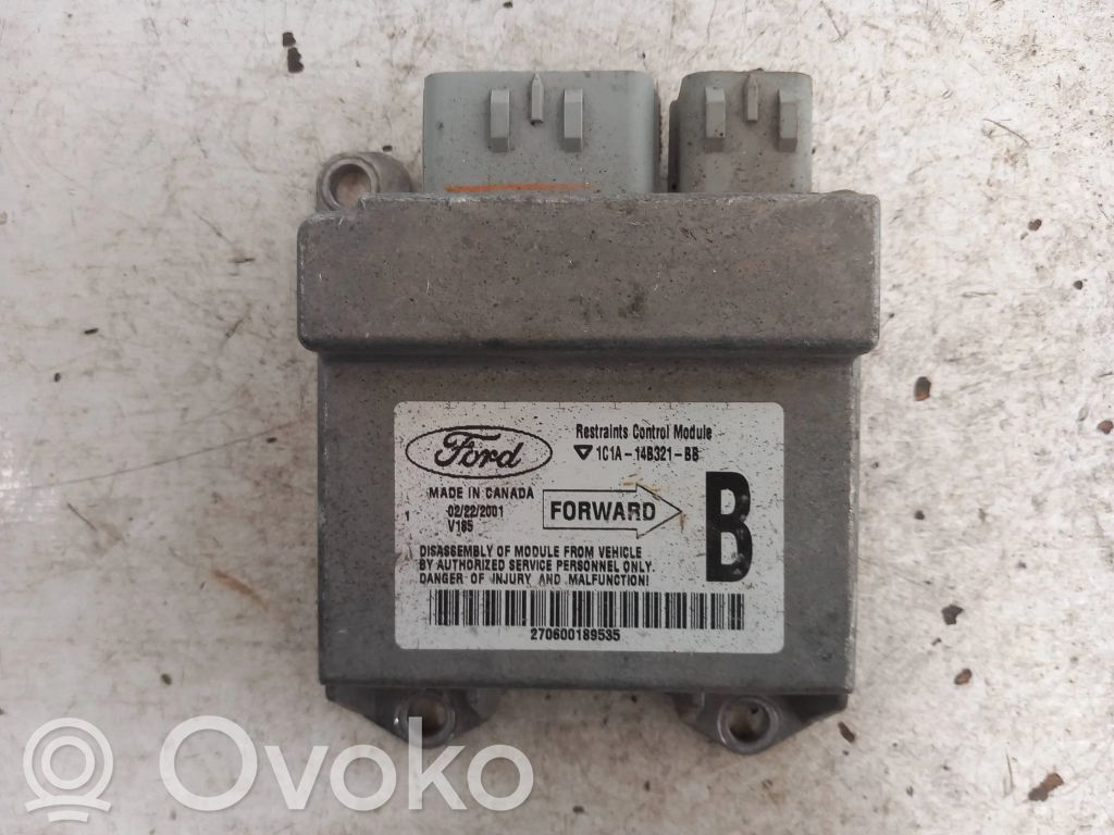 Airbag control unit/module   1C1A14B321BB,270600189535,022001