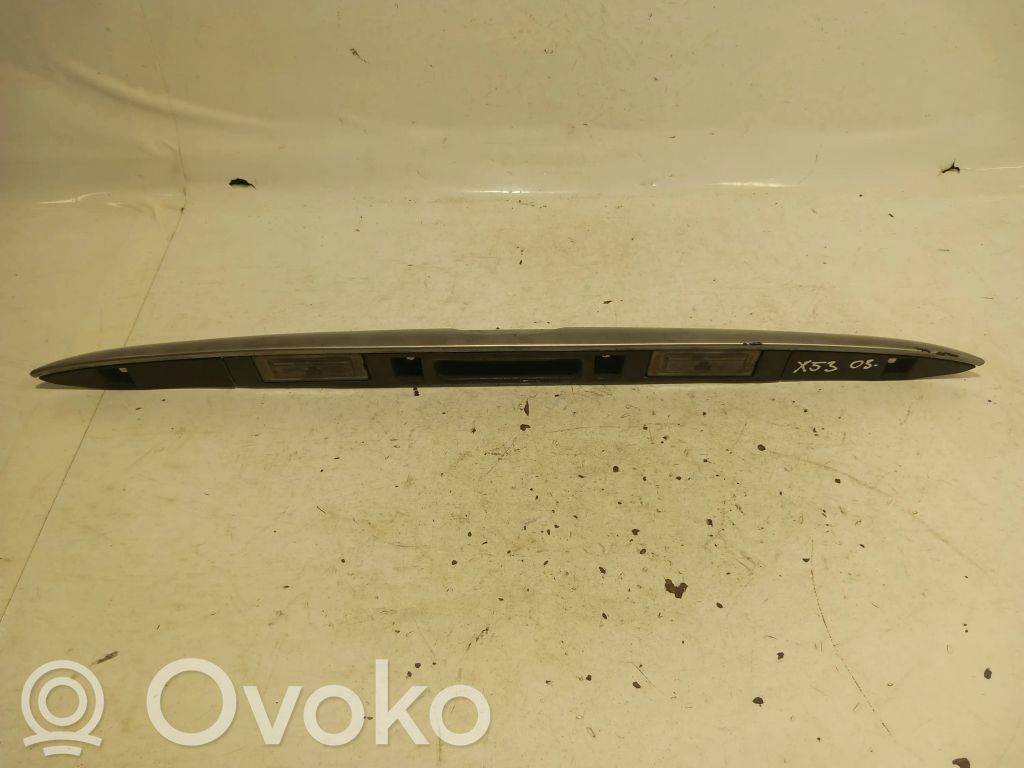 BMW X5 E53 Éclairage de plaque d'immatriculation 