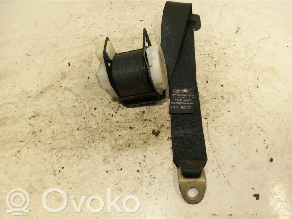 Toyota Corolla E120 E130 Cinturón trasero 