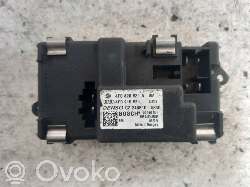 Audi A6 S6 C6 4F Lämpöpuhaltimen moottorin vastus 