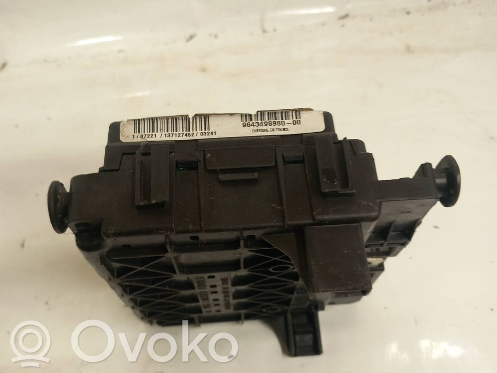 Citroen Berlingo Módulo de fusible 