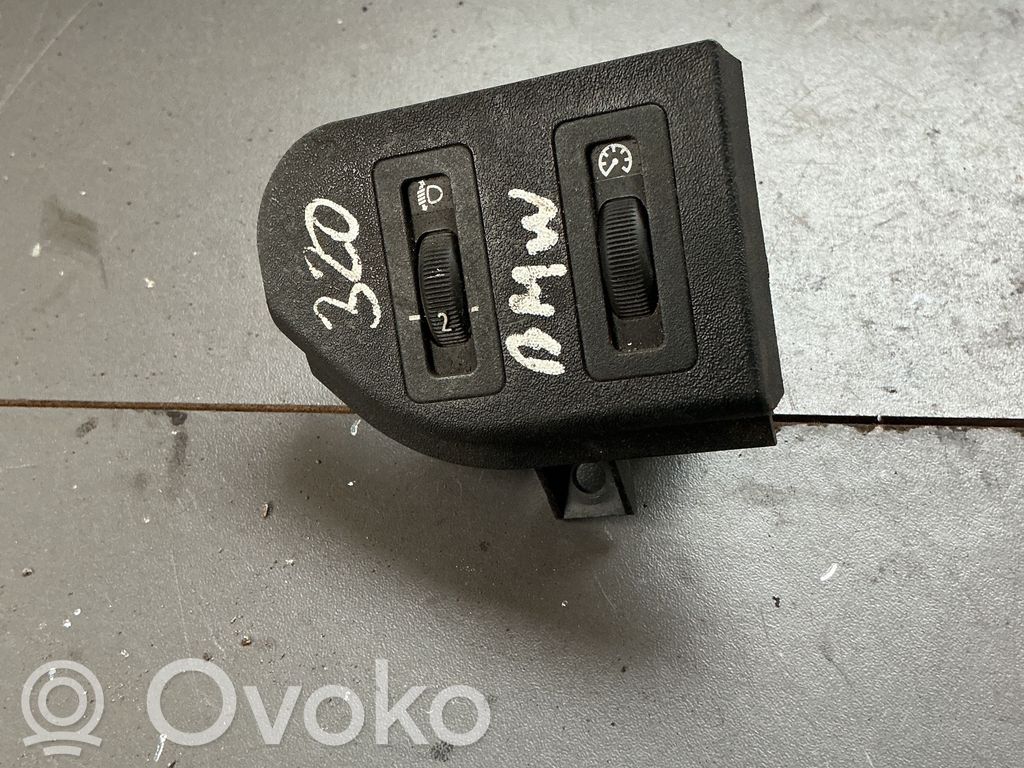 BMW 3 E36 Interruptor de control de altura del faro delantero 