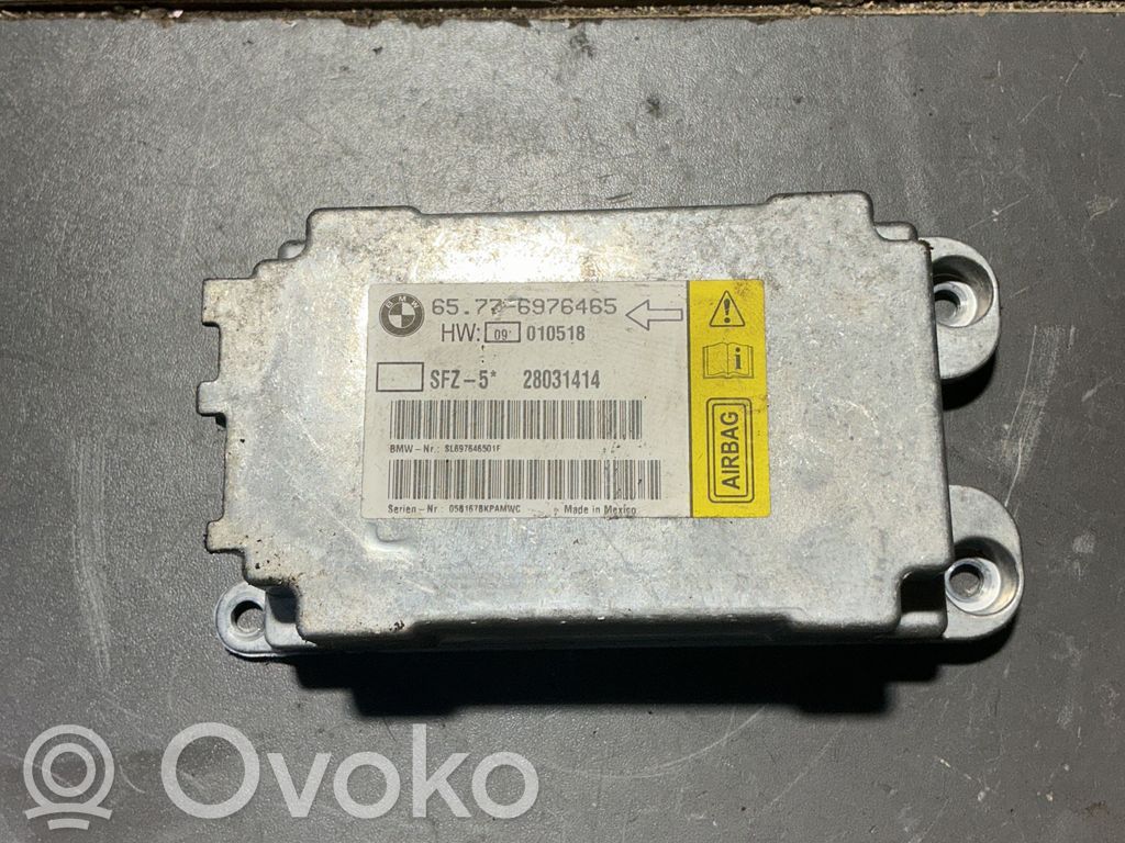 BMW 5 E60 E61 Turvatyynyn ohjainlaite/moduuli 