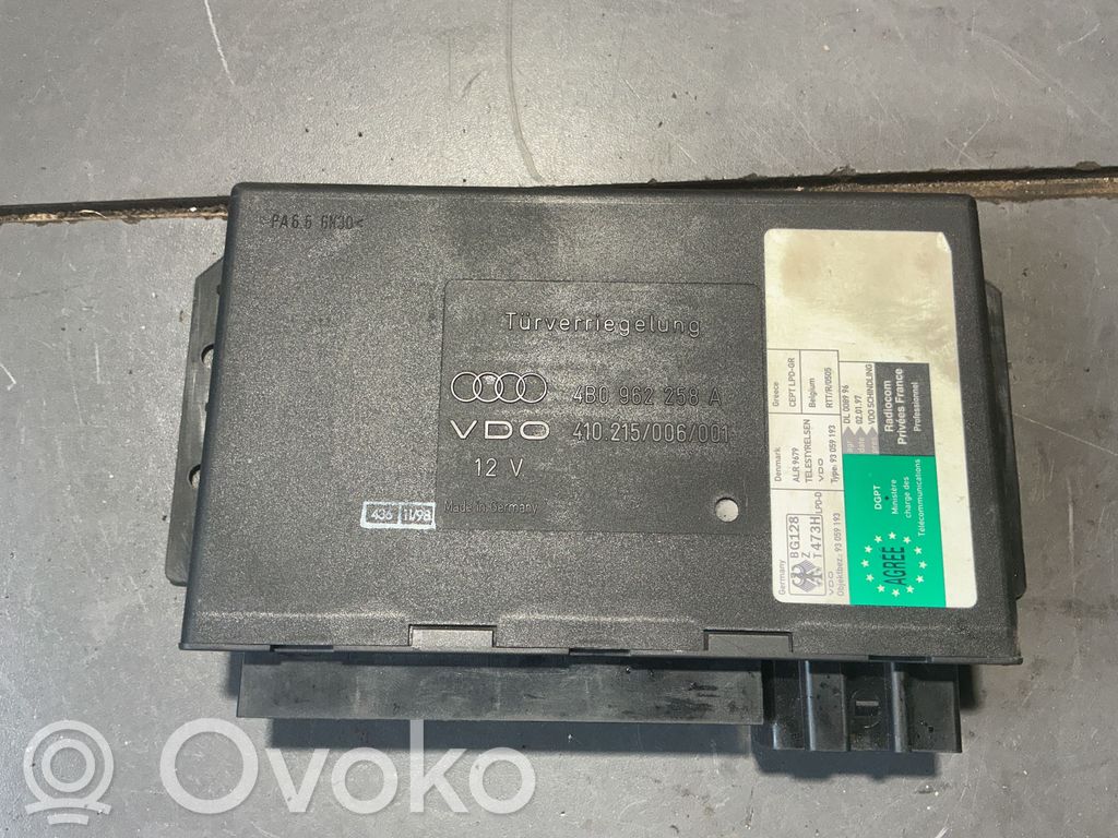 Audi A6 S6 C5 4B Comfort/convenience module 