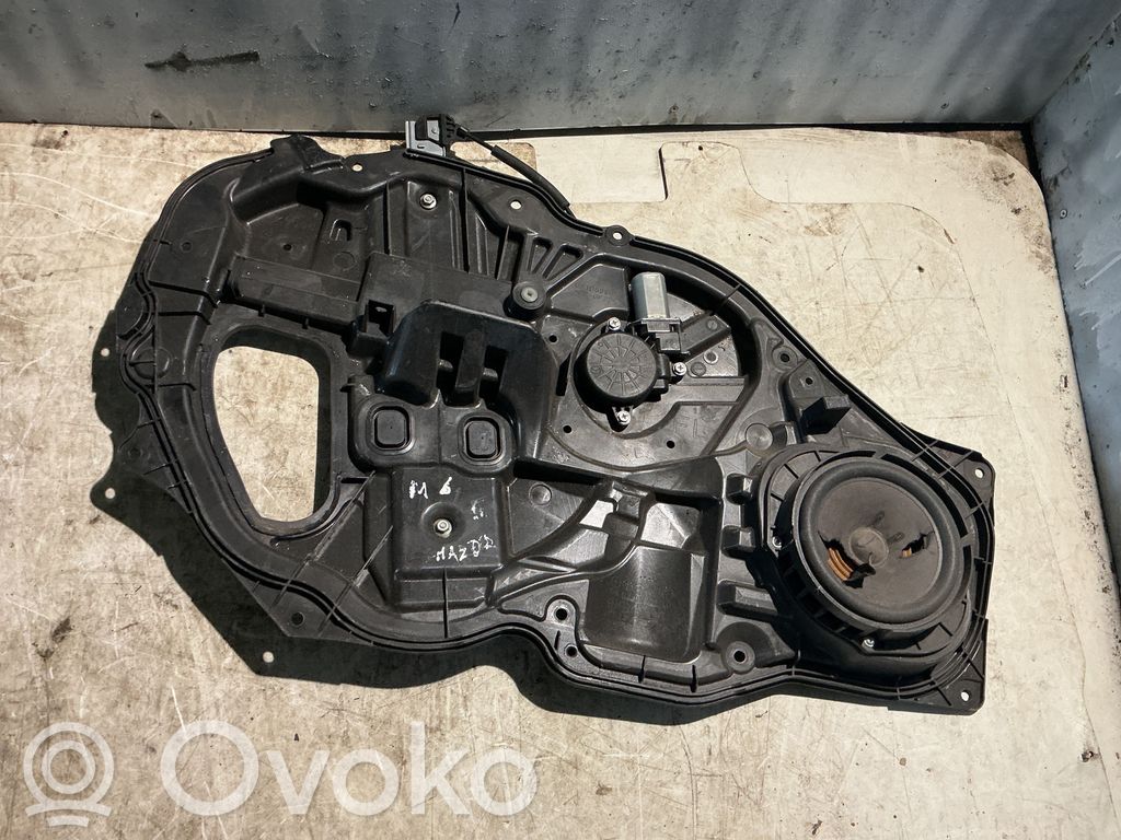 Mazda 6 Regulador de puerta delantera con motor 