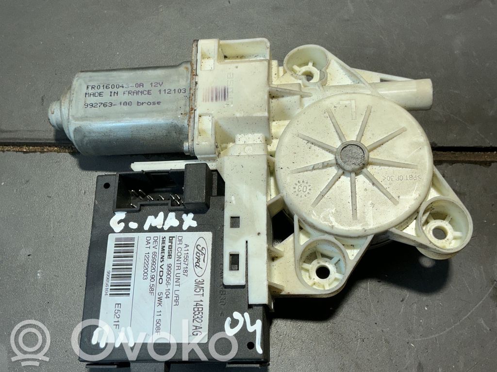 Ford Focus C-MAX Silniczek podnoszenia szyby drzwi tylnych 