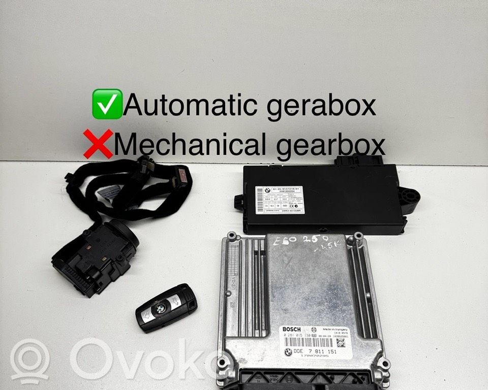 BMW 5 E60 E61 Engine ECU kit and lock set 