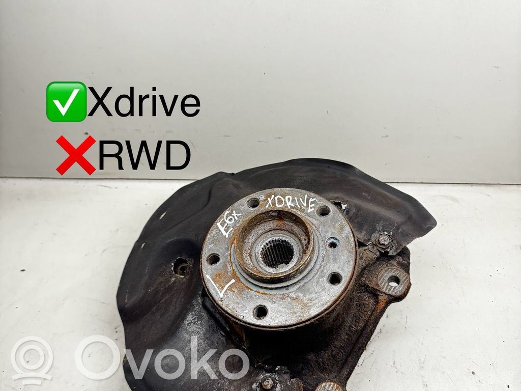 BMW 5 E60 E61 Priekinė stebulė 