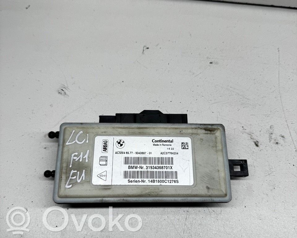 BMW 5 F10 F11 Sterownik / Moduł Airbag 