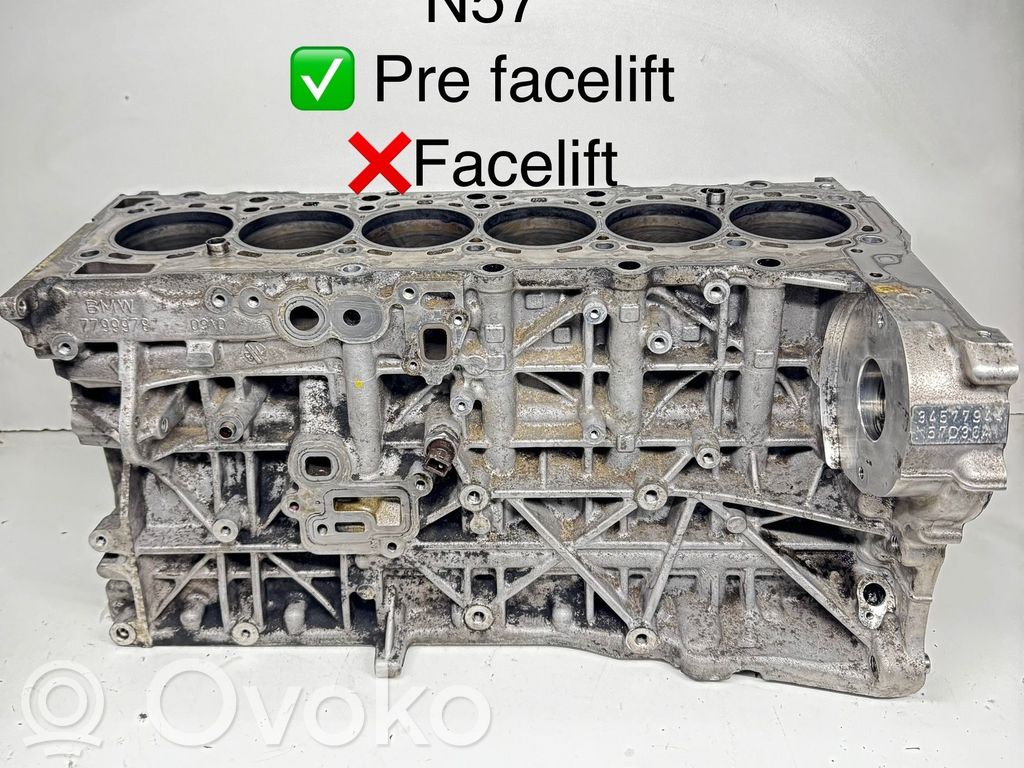 BMW 5 F10 F11 Blok silnika 