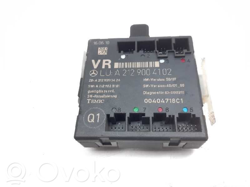 Mercedes-Benz C W204 Centralina/modulo chiusura centralizzata portiere