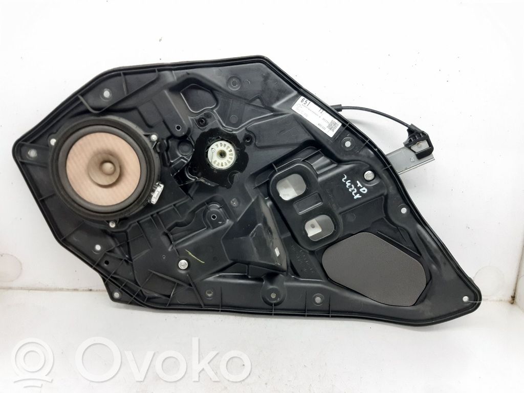 Regulador manual de la ventanilla trasera   D6517297XB