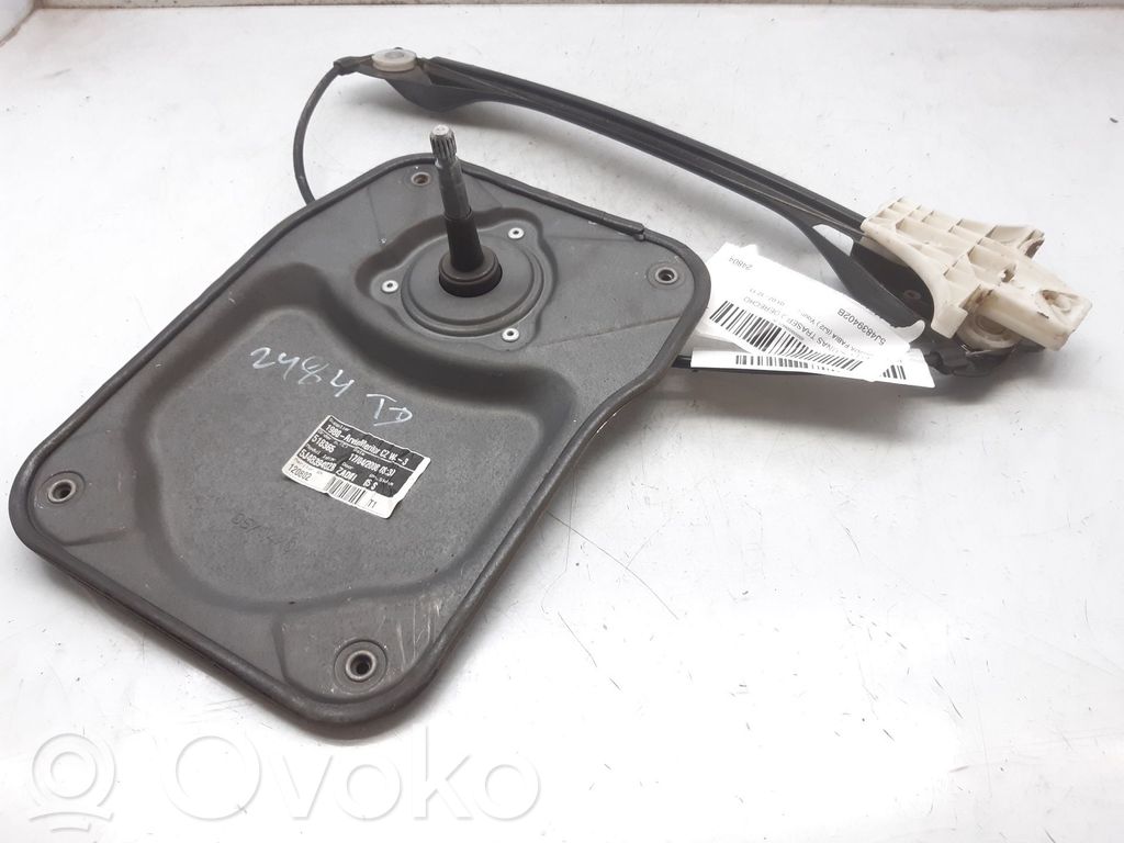Skoda Fabia Mk1 (6Y) Regulador manual de la ventanilla trasera 
