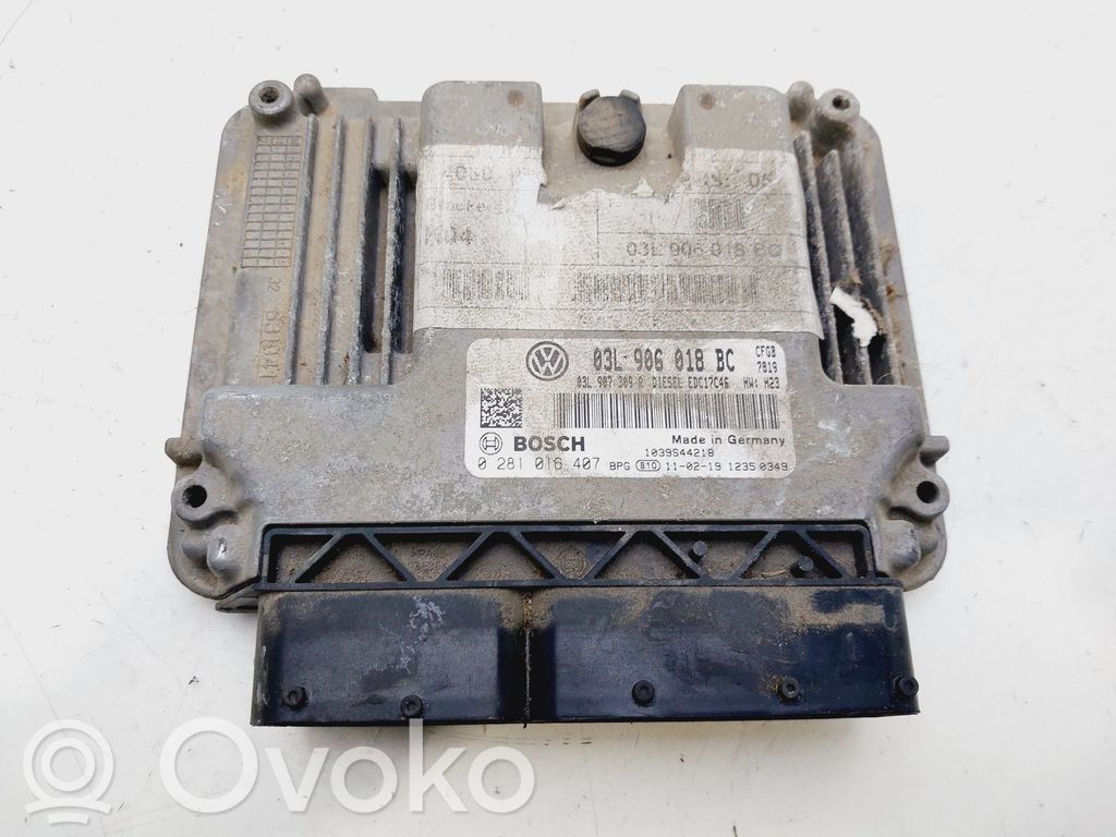 Volkswagen Scirocco Engine control unit/module 
