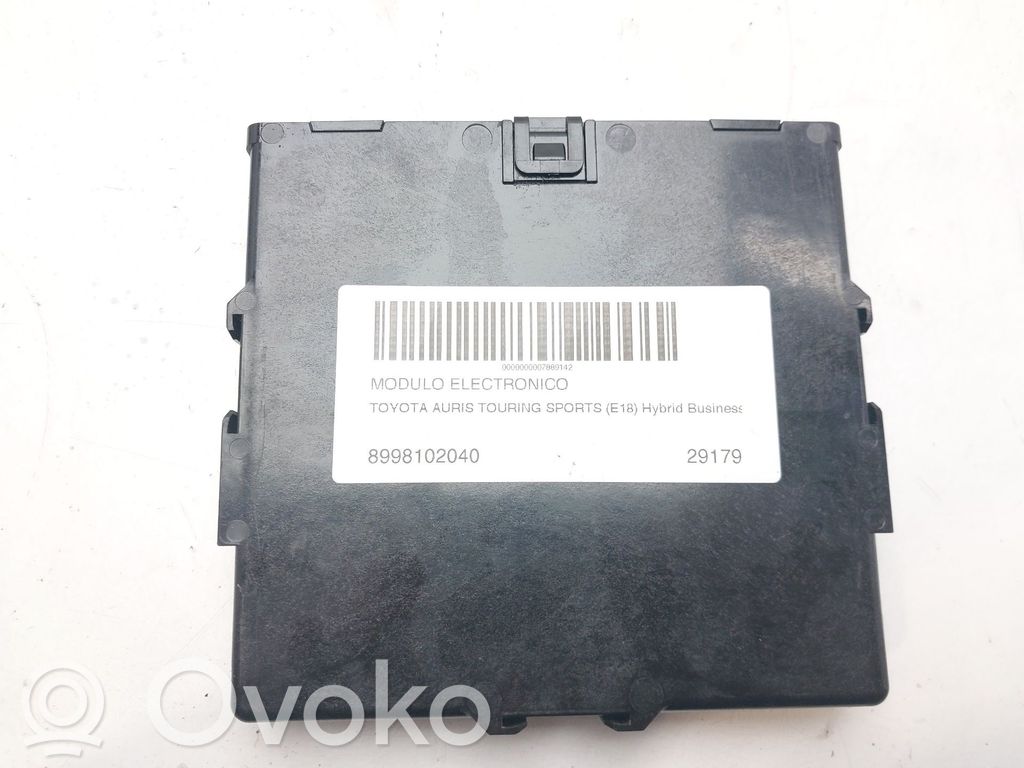 Toyota Auris E180 Autres unités de commande / modules 