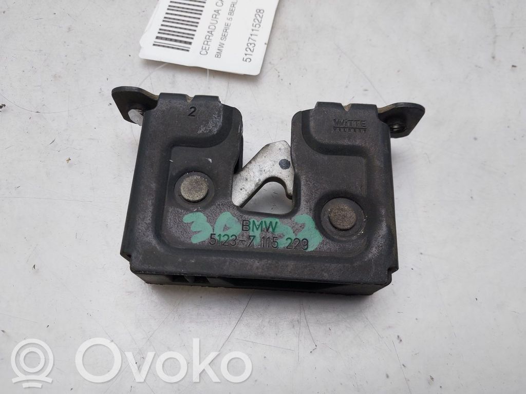 Pestillo/cierre del capó/tapa del motor   51237115228