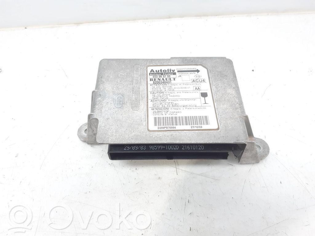 Renault Scenic II -  Grand scenic II Centralina/modulo airbag 