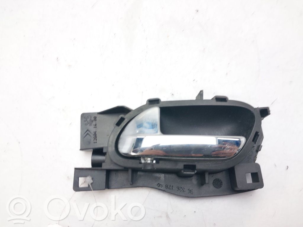 Peugeot 407 Klamka wewnętrzna drzwi przednich 