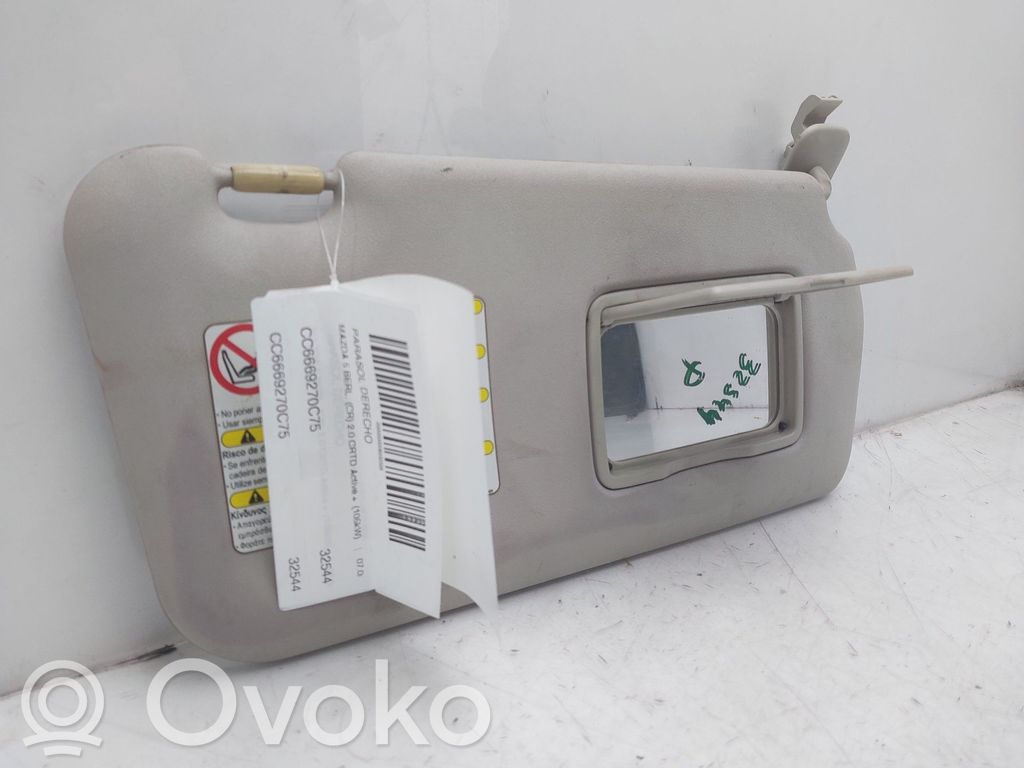 Mazda 5 Sun visor 