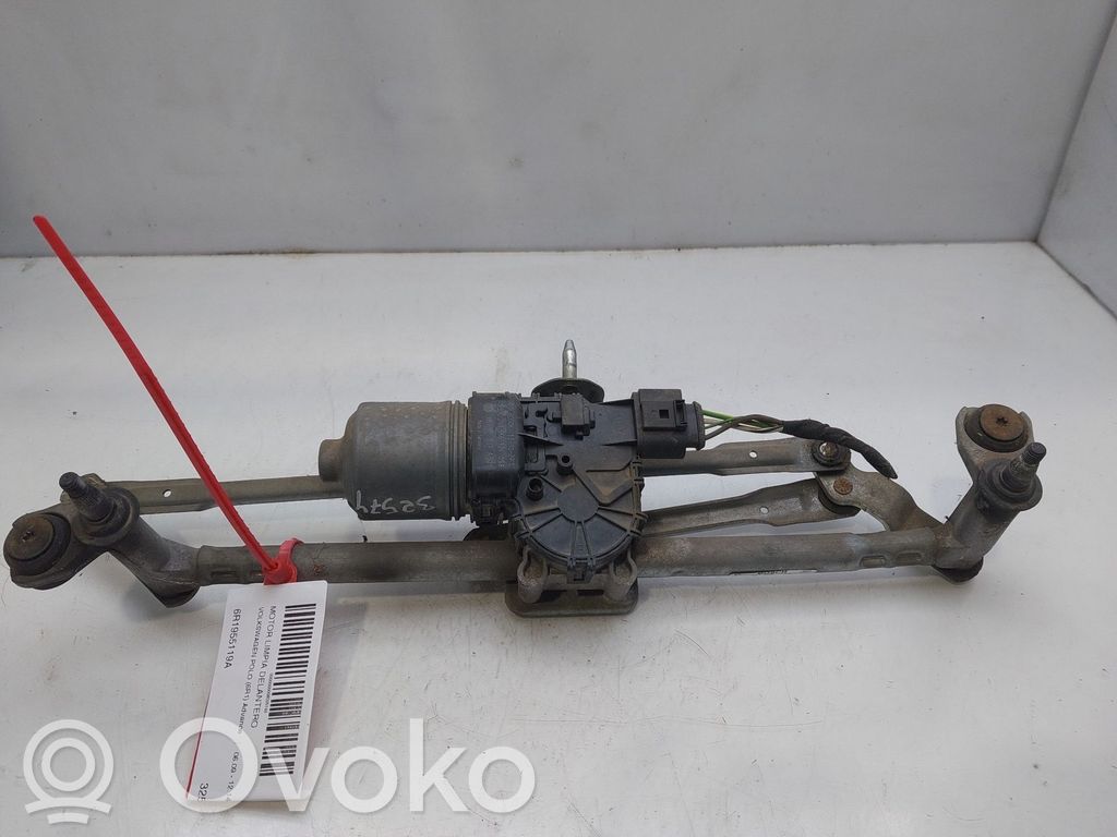 Volkswagen Polo V 6R Motor și paralelogram ștergător parbriz 