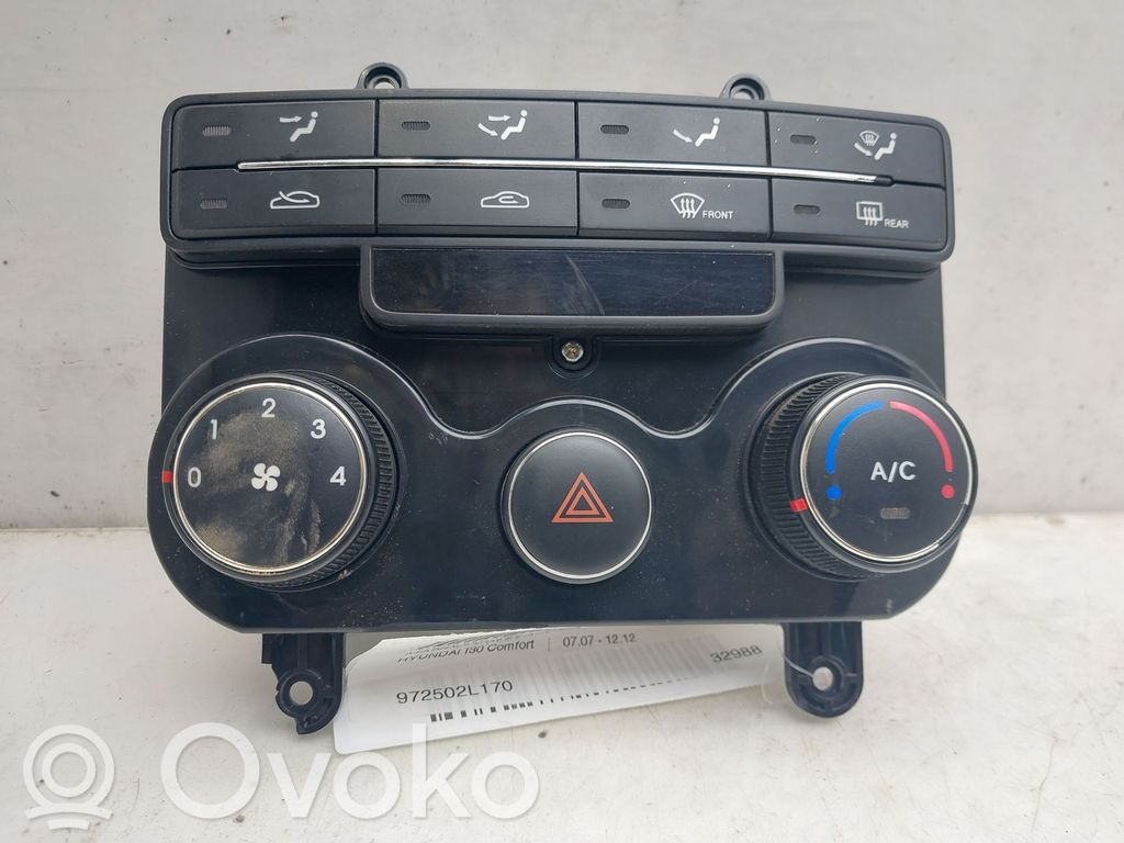 Panel klimatyzacji   972502L170