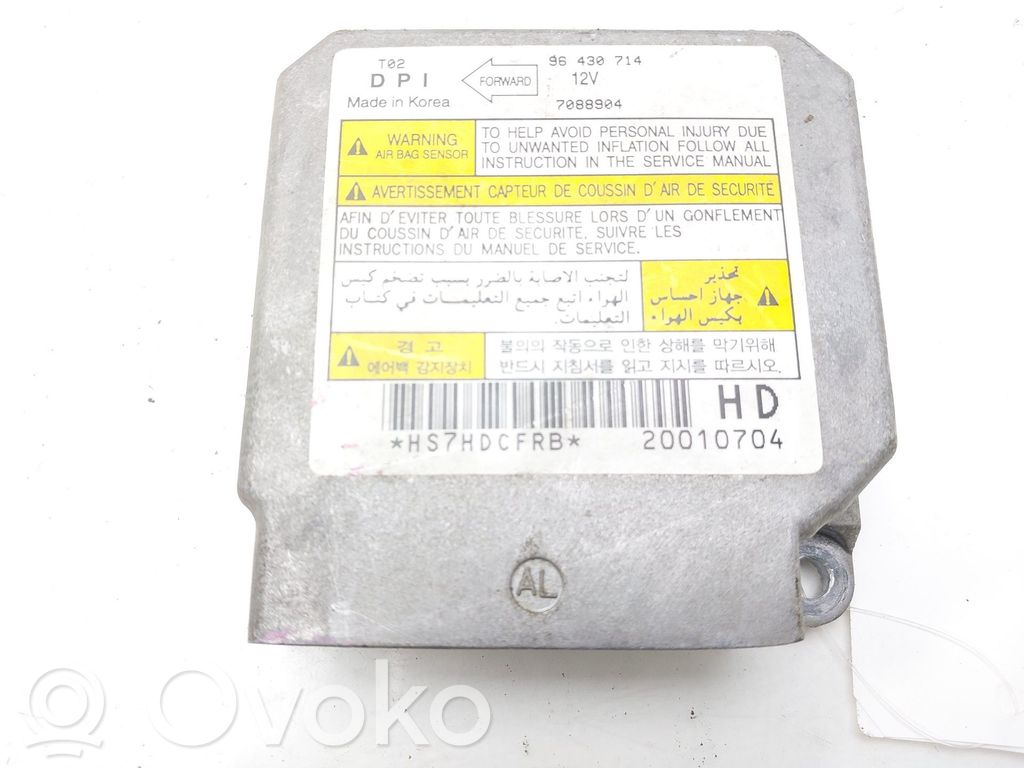 Chevrolet Kalos Airbag control unit/module 