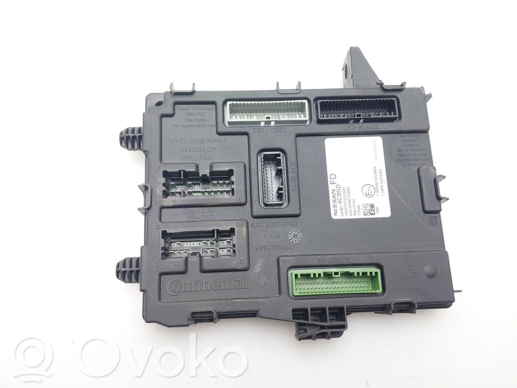 Nissan Qashqai Módulo de fusible 