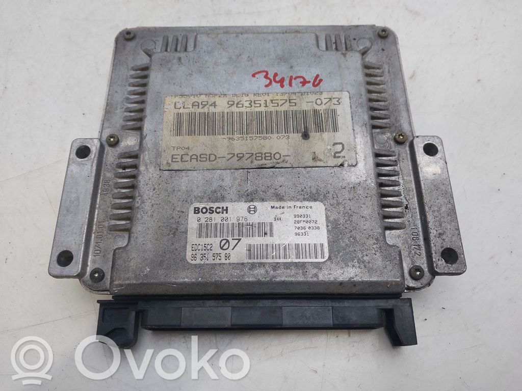 Peugeot 306 Engine control unit/module 