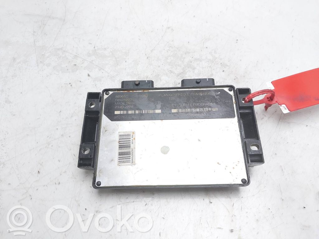 Peugeot Partner Engine control unit/module 