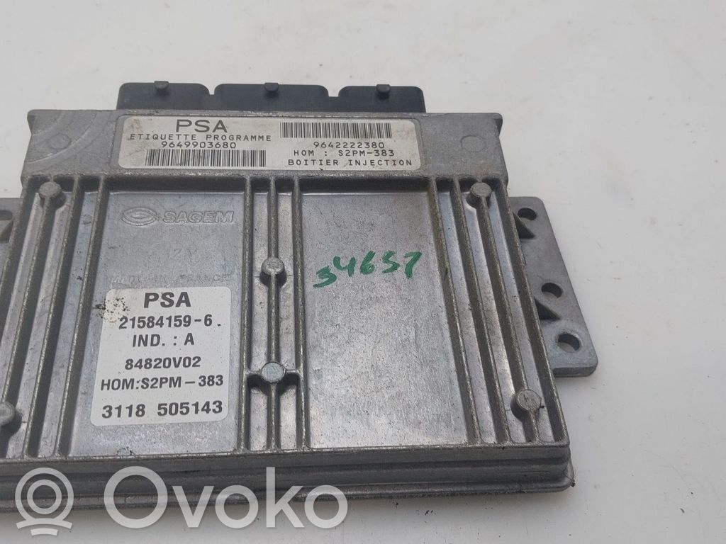 Citroen C3 Pluriel Engine control unit/module 