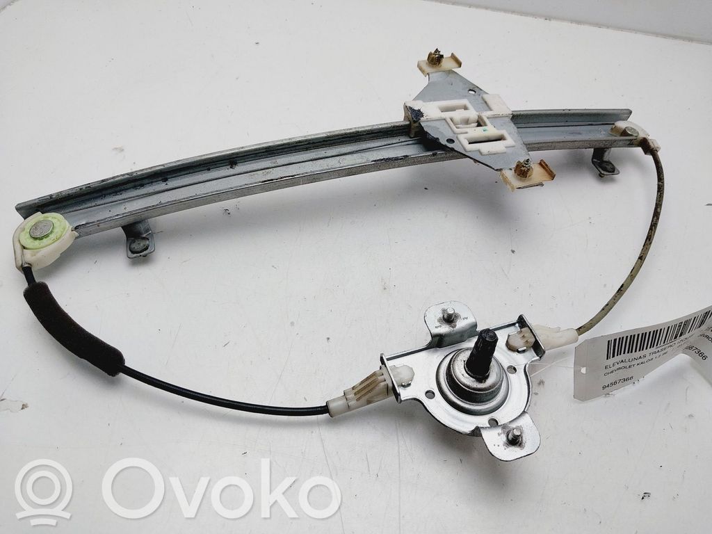 Daewoo Kalos Regulador manual de la ventanilla trasera 