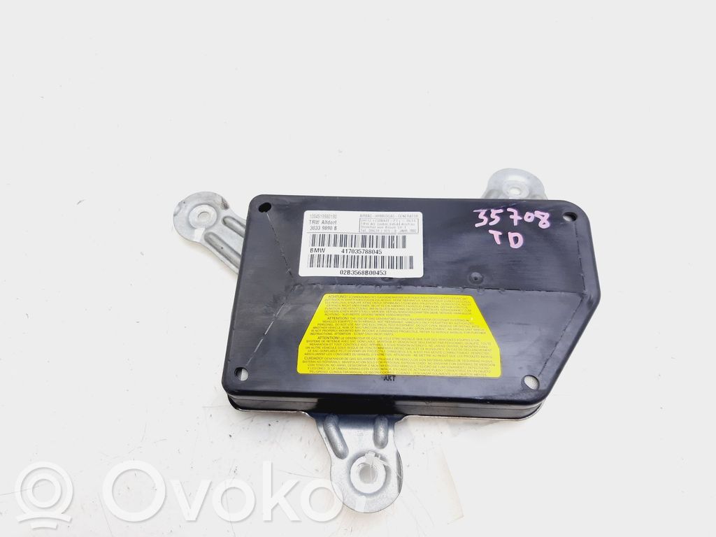 BMW X5 E53 Airbag de la puerta trasera 