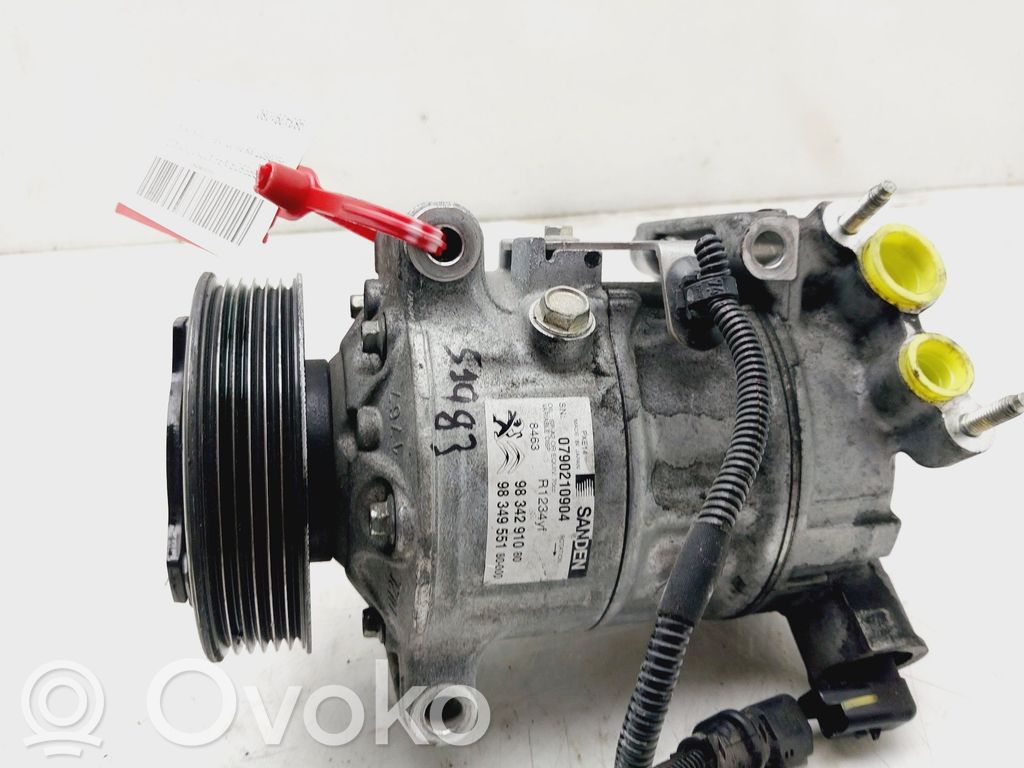 Peugeot 308 Compressore aria condizionata (A/C) (pompa)