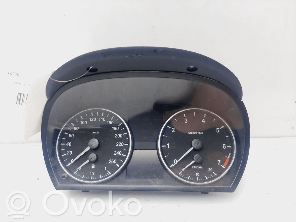BMW 3 E90 E91 Tachimetro (quadro strumenti) 