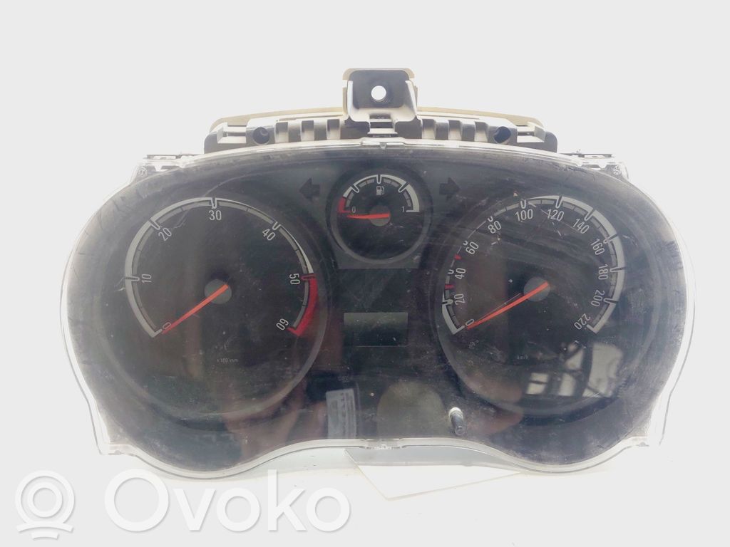Opel Corsa D Geschwindigkeitsmesser Cockpit 