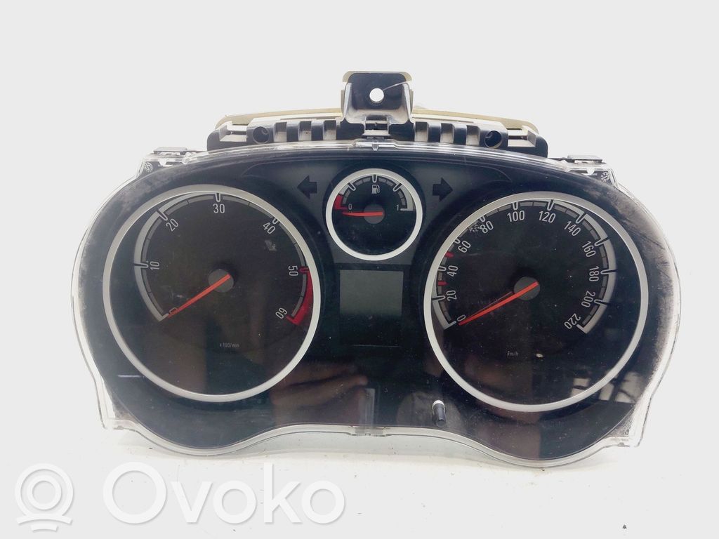 Opel Corsa D Geschwindigkeitsmesser Cockpit 