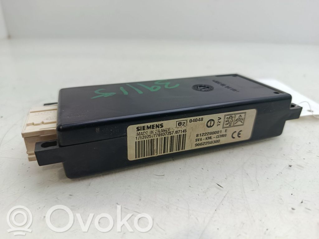 Autres unités de commande / modules   9662258380